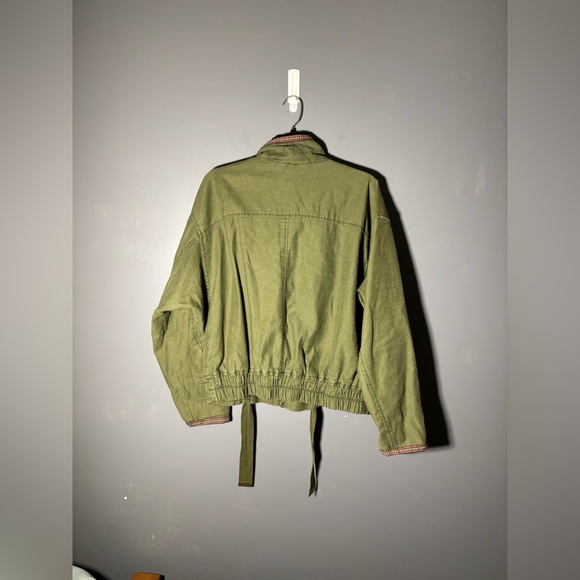 Free People Flight Line Bomber Jacket Women’s Size Small - Picture 3 of 5